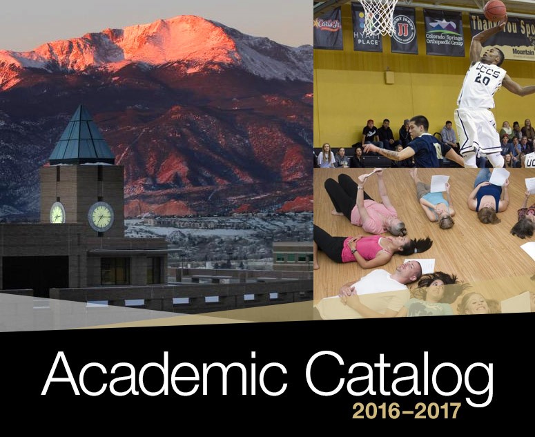 University of Colorado Colorado Springs Acalog ACMS™